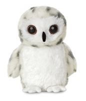 Aurora knuffel Mini Flopsie sneeuwuil wit 20,5 cm - thumbnail