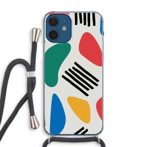 Illustratieve pop 1: iPhone 12 Transparant Hoesje met koord