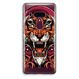 Tiger and Rattlesnakes: HTC U12+ Transparant Hoesje