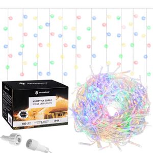 IJspegel Verlichting 20 m + 2.5 m Snoer 500 LED Multicolor Koppelbaar