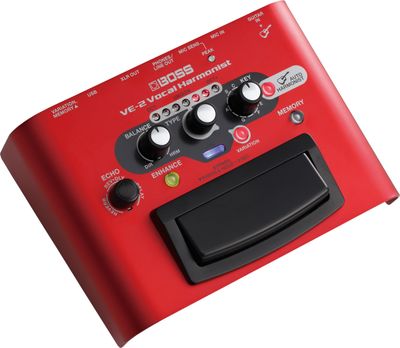 Boss VE-2 Vocal Harmonist effectpedaal voor zang