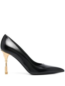 Balmain escarpins Moneta 95 mm en cuir - Noir