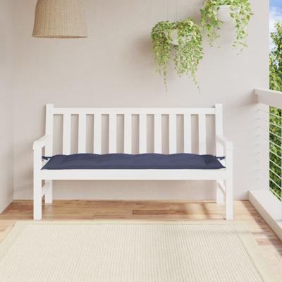VidaXL Tuinbankkussen 150x50x7 cm oxford stof marineblauw