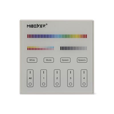 Milight RGBWW LED-strip Wandtouch bediening 4 zone