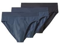 esmara Men Set van 3 heren onderbroeken (donkergrijs/donkerblauw, XL)