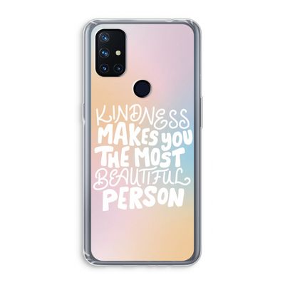 The prettiest: OnePlus Nord N10 5G Transparant Hoesje