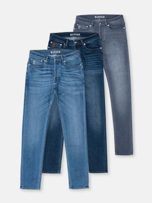 Bukser Jeans | Slim Fit | Nino Midnight Fjord + Norse Blue + Nordic Mist