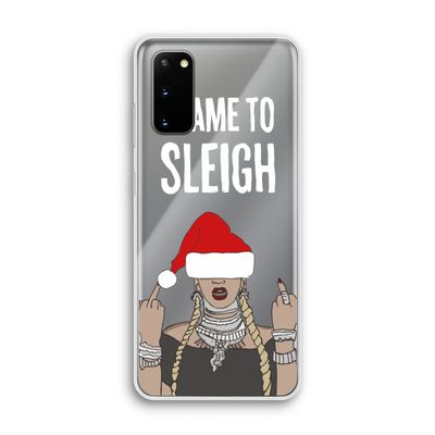 Came To Sleigh: Samsung Galaxy S20 Transparant Hoesje