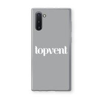 Topvent Grijs Wit: Samsung Galaxy Note 10 Transparant Hoesje Topvent Grijs Wit: Samsung Galaxy Note 10 Transparant Hoesje