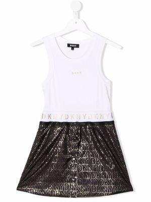 Dkny Kids robe à jupe détachable - Blanc