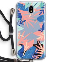 Tropisch: Samsung Galaxy J5 (2017) Transparant Hoesje met koord