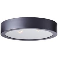 Brilliant Zwarte plafondlamp Sandros Ø 31cm met glas 99736/93