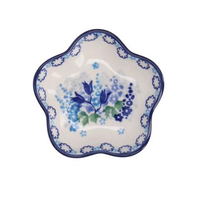Teabag Dish Flower - Blue Garden