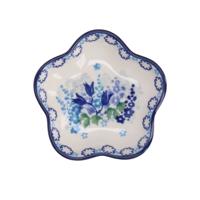 Teabag Dish Flower - Blue Garden Teabag Dish Flower - Blue Garden