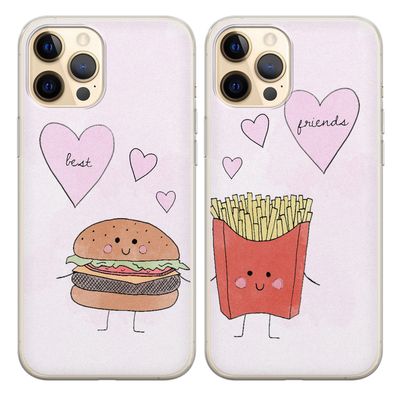 Best friends hoesjes - Hamburger en frietje