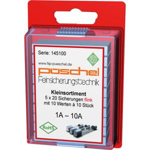 Püschel Feinsicherungen SORTI01FB SORTI01FB Buiszekering (Ø x l) 5 mm x 20 mm Snel -F- Inhoud 100 stuk(s)