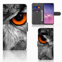 Samsung Galaxy S10 Telefoonhoesje met Pasjes Uil