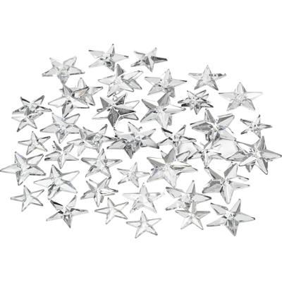 Creativ Company Strasstenen, afm 11+12+16 mm, zilver, 360 stuk/ 1 doos
