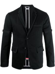 Thom Browne veste à rubans en gros-grain - Noir