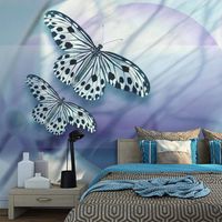 Fotobehang - Planeet van Vlinders , multi kleur - thumbnail