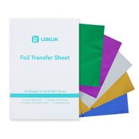 LOKLiK • transferfolie multipack 10x15cm assorti 50x