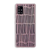 Moroccan stripes: Samsung Galaxy A51 5G Transparant Hoesje