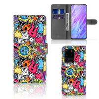 Samsung Galaxy S20 Ultra Wallet Case met Pasjes Punk Rock - thumbnail