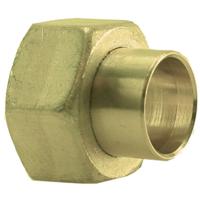 Riko Messing Soldeer Koppeling 1/2" Binnendraad x 15 mm