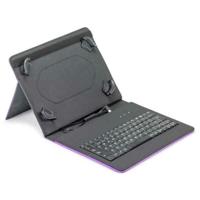 Tablet toetsenbord Maillon Technologique MTKEYUSBPR2 9.7"-10.2" Zwart Qwerty Spaans Paars Spaans