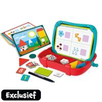 Clementoni koffer met magnetische cijfers en vormen