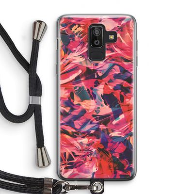 California: Samsung Galaxy J8 (2018) Transparant Hoesje met koord