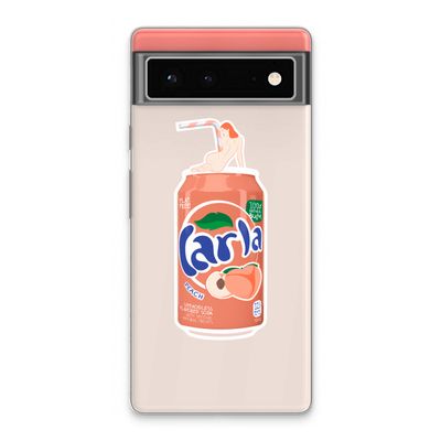 S(peach)less: Google Pixel 6 Transparant Hoesje