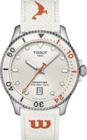 Horlogeband Tissot T604049895 Rubber Wit 20mm