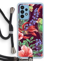 Papegaaien: Samsung Galaxy A52 Transparant Hoesje met koord