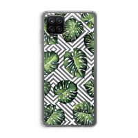 Geometrische jungle: Samsung Galaxy A12 Transparant Hoesje