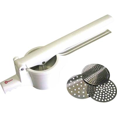 Metaltex 251715080 Aardappelpers „Pressy”, 26 cm wit
