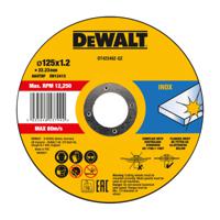 DEWALT Doorslijpschijf Roestvrij staal DT42340Z-QZ doorslijpschijf Ø 125 mm, boring 22.23 mm, A 60 TBF - thumbnail