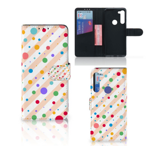 Motorola G8 Power Telefoon Hoesje Dots