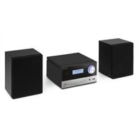 Hifi Stereo Set met CD-speler en Radio - Audizio Arles - Bluetooth - Wekker - thumbnail