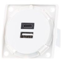 926202509  - USB power supply 2fold White 926202509 - thumbnail