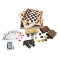Clown Games 9-in-1 spellendoos hout