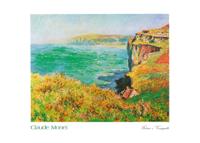 Kunstdruk Claude Monet - Falaise à Varengeville 70x50cm