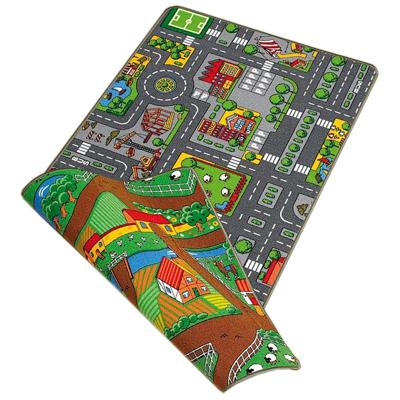 Speelkleed Duo Stad en Boerderij 67x100 cm Speelkleed Duo Stad en Boerderij 67x100 cm