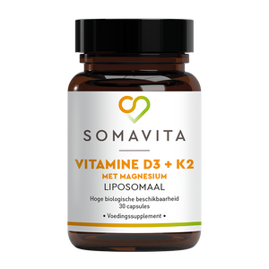 Liposomale Vitamine D3 + K2 met Magnesium (30 caps)