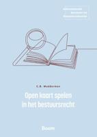 Open kaart spelen in het bestuursrecht (Paperback)