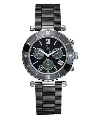 Horlogeband Guess GC43001M Keramiek Zwart 9mm