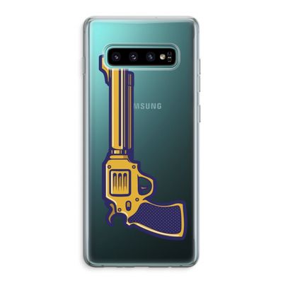 Pew Pew Pew: Samsung Galaxy S10 Plus Transparant Hoesje
