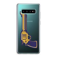Pew Pew Pew: Samsung Galaxy S10 Plus Transparant Hoesje
