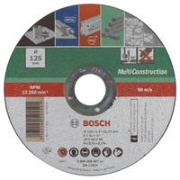 Bosch Accessoires Doorslijpschijf Multi 125 X1 Recht - 2609256307