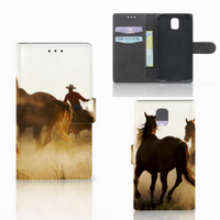 Samsung Galaxy Note 3 Telefoonhoesje met Pasjes Design Cowboy - thumbnail
